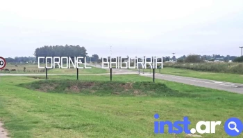 Cartel de ingreso Coronel Baigorria - Baigorria