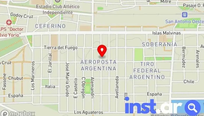 Automotore San Antonio Oeste -  Mapa - San Antonio Oeste