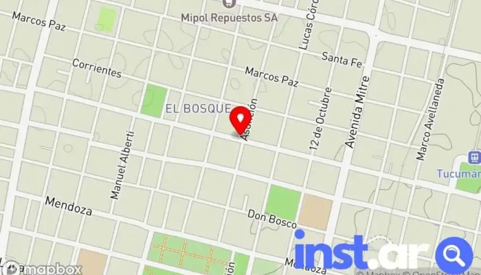 Autoservice Mendoza -  Mapa - San Miguel de Tucumán