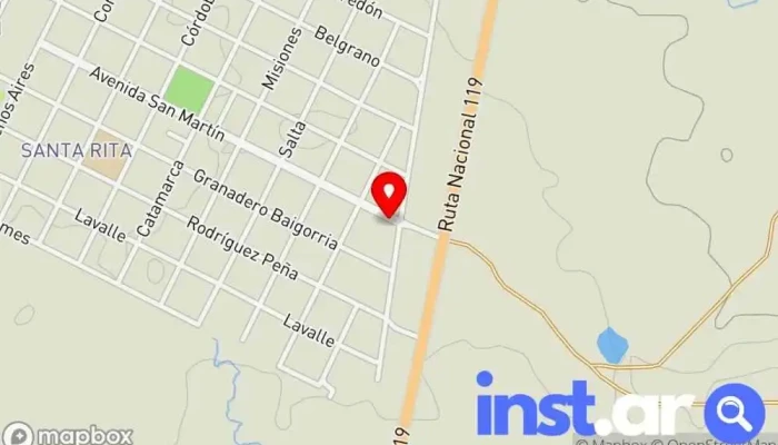 Bienvenidos A Mariano I Loza -  Mapa - Corrientes