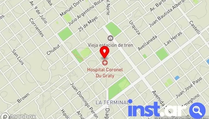 Camara De Comercio Coronel Du Graty Mapa - Coronel Du Graty