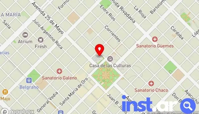 Casa De Gobierno De La Provincia Del Chaco -  Mapa - Resistencia