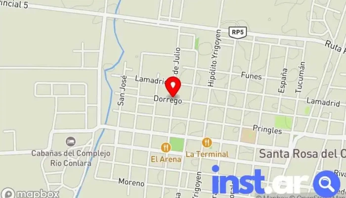 Casa Eupa -  Mapa - Santa Rosa del Conlara