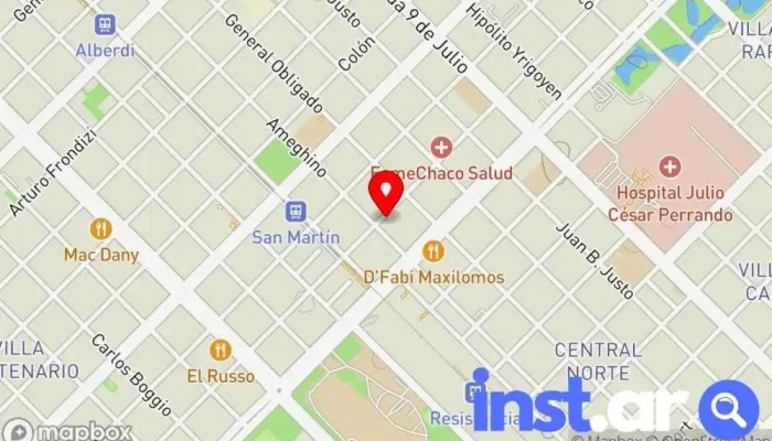 Colegio De Psicologos Del Chaco Mapa - Resistencia