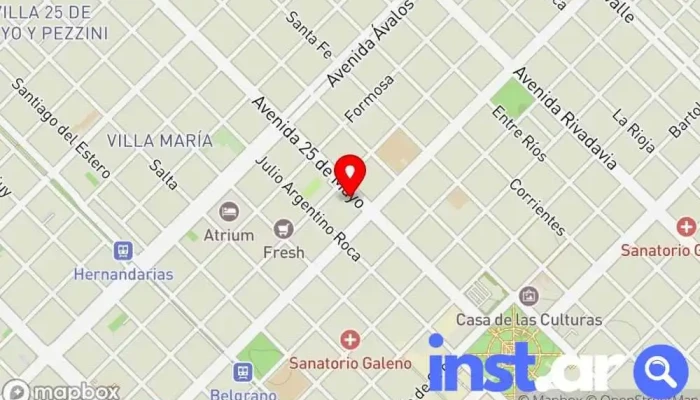 Colegio Profesional De Arquitectura Y Urbanismo Del Chaco -  Mapa - Resistencia