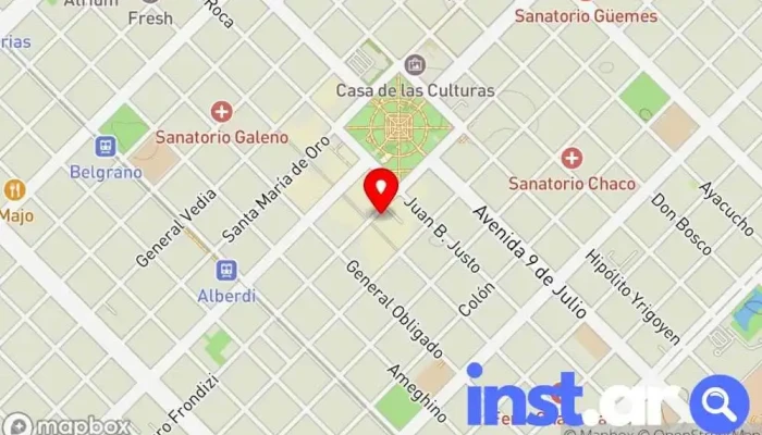 Consultora Politikon Chaco -  Mapa - Resistencia