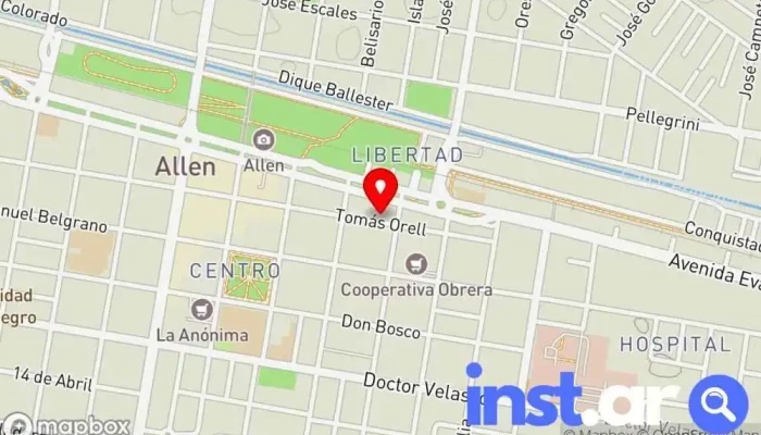 Diario Rio Negro -  Mapa - Allen