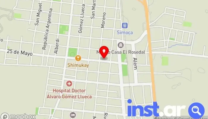 Drugstore Los Piratas -  Mapa - Simoca