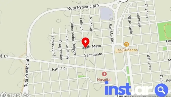 mapa de El ROCO Kiosco Centro comercial en La Toma