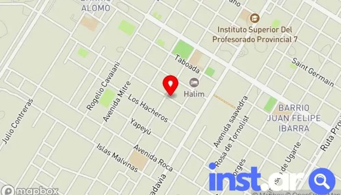 mapa de El talismán de la suerte Agencia de apuestas en Quimili