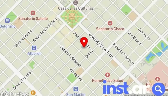 Escuela De Gobierno -  Mapa - Resistencia