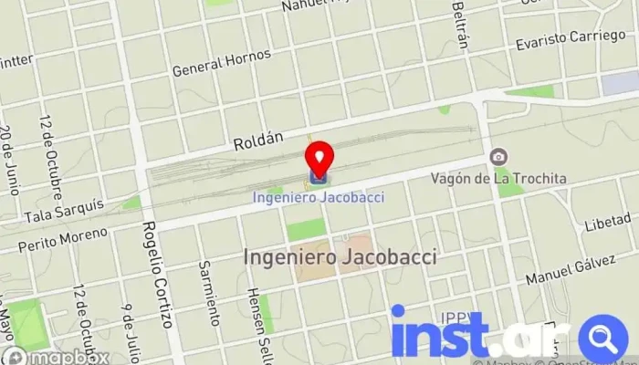 Estacion Ingeniero Jacobacci Mapa - Ingeniero Jacobacci