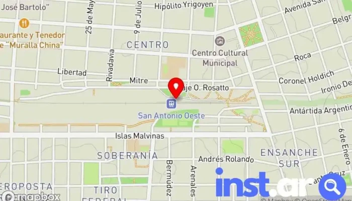 Estacion San Antonio Oeste Mapa - San Antonio Oeste
