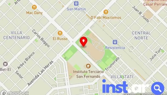 Facultad De Arquitectura Y Urbanismo -  Mapa - Resistencia