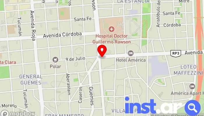 mapa de GONZALEZ DAMIAN Quiosco en San Juan