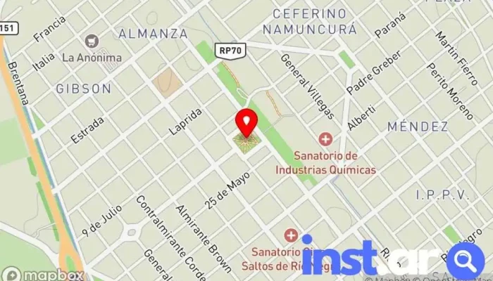 Info Cinco -  Mapa - Cinco Saltos