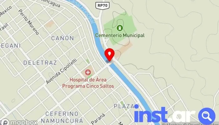 Info Cinco -  Mapa - Cinco Saltos