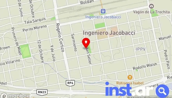 Kiosco Centinela -  Mapa - Ingeniero Jacobacci