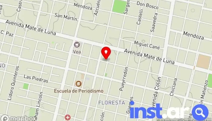 Kiosco Coca -  Cola Mapa - San Miguel de Tucumán