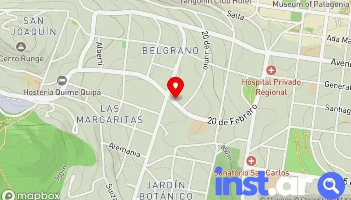 Kiosco El Faldeo -  Mapa - San Carlos de Bariloche