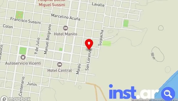 Kiosco Gena 24 Hs -  Mapa - Alvear
