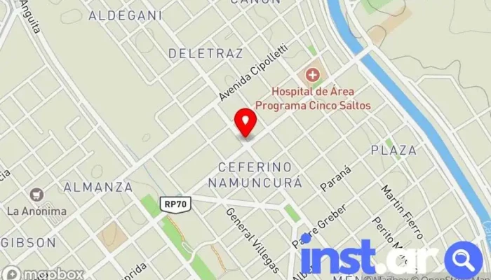 Kiosco La Gaucha -  Mapa - Cinco Saltos