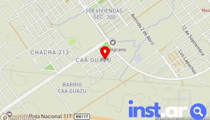 Kiosco Los Hermanos Mapa - Paso de los Libres