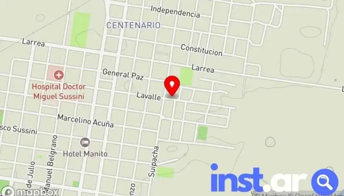 Kiosco Mariela Mapa - Alvear