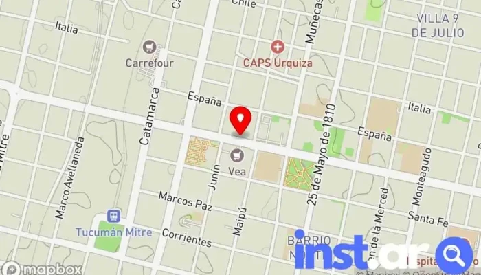 Kiosco Monteros -  Mapa - San Miguel de Tucumán
