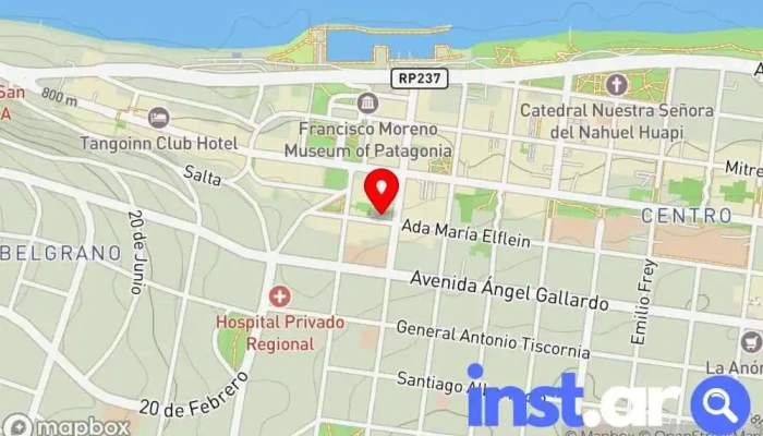 Kiosco Punto Sur -  Mapa - San Carlos de Bariloche