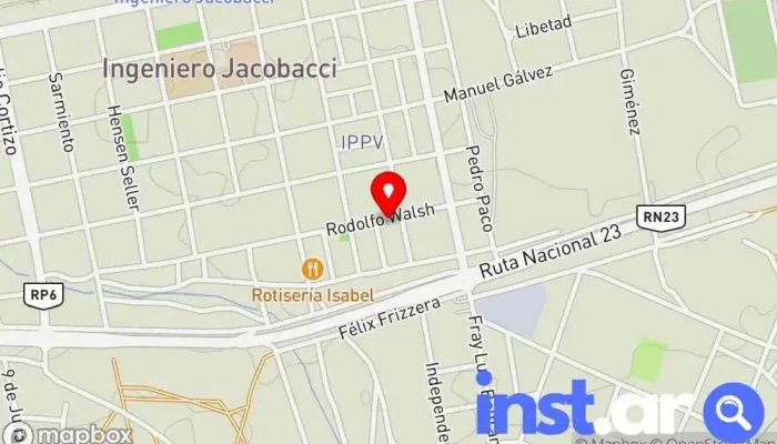 Kiosko Brai -  Rod Mapa - Ingeniero Jacobacci
