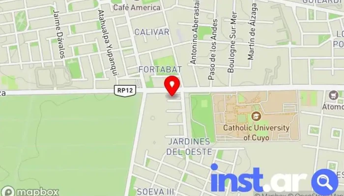 mapa de La Brujula Diario Digital Agencia de noticias en Rivadavia