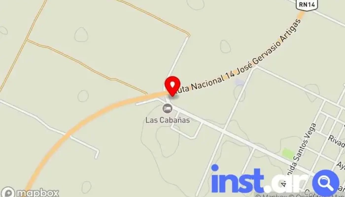 La Cruz Corrientes -  Mapa - La Cruz