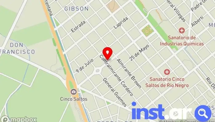 La Imprenta De Cinco Saltos -  Mapa - Cinco Saltos