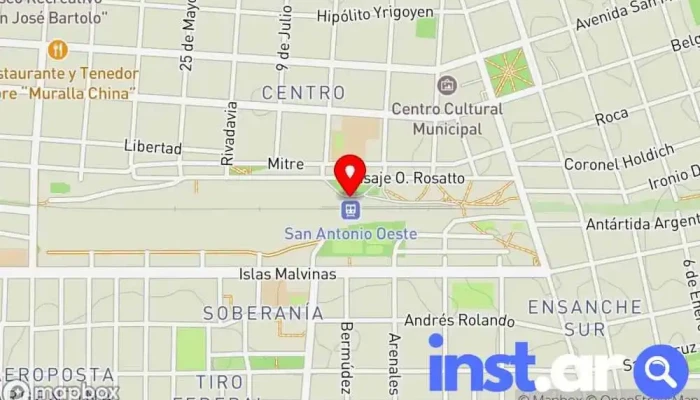 La Vieja Estacion Kiosco Y Cafeteria Mapa - San Antonio Oeste