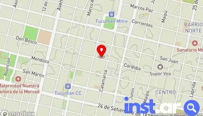 Las Chicas -  Mapa - San Miguel de Tucumán