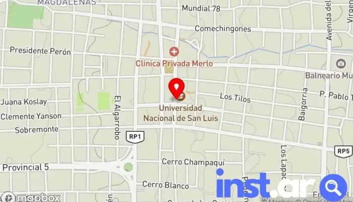 Libros De La Sierra -  Mapa - Merlo