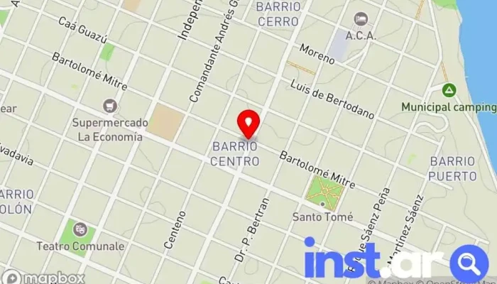Loteria De Corrientes Mapa - Santo Tomé