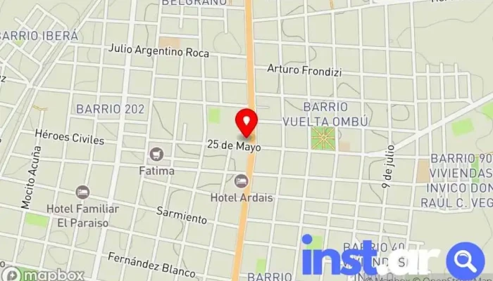 Loteria De Corrientes Mapa - Gdor. Virasoro