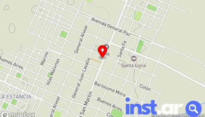 Loteria De Corrientes Mapa - Santa Lucía
