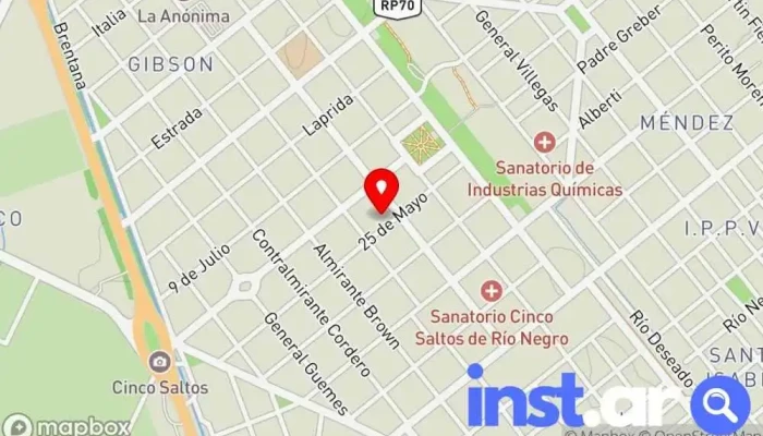 Loteria De Rio Negro Mapa - Cinco Saltos