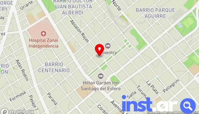 mapa de Maxitodo Gabriel Tienda de alimentación, Quiosco en Santiago del Estero