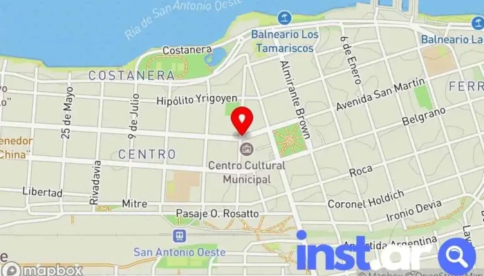 Merlino -  Mapa - San Antonio Oeste