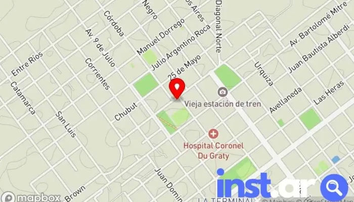 Microestadio Coronel Du Graty -  Mapa - Coronel Du Graty