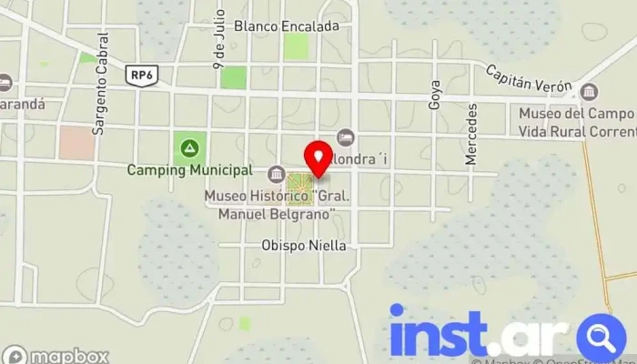 Municipalidad De Concepcion De Yaguarete Cora -  Mapa - Concepción