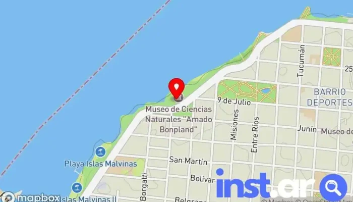 Museo De Ciencias Naturales Amado Bonpland Mapa - Corrientes