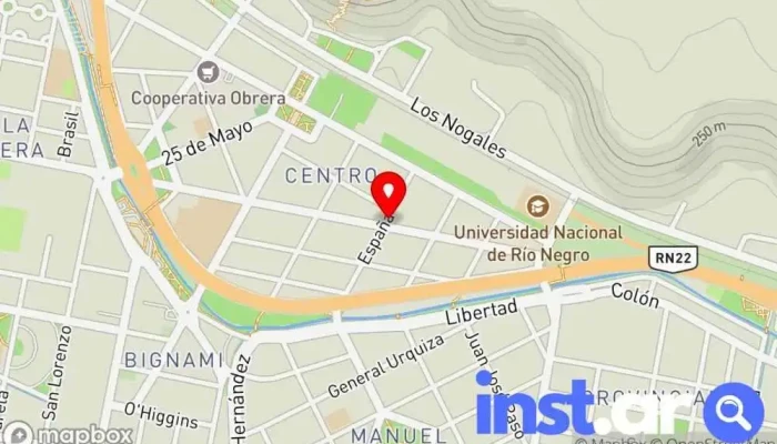 Namuncura -  Mapa - Villa Regina