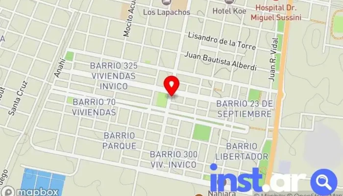 Paicas -  Mapa - Gdor. Virasoro