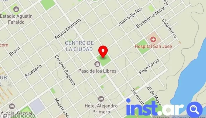 Paso De Los Libres -  Mapa - Paso de los Libres