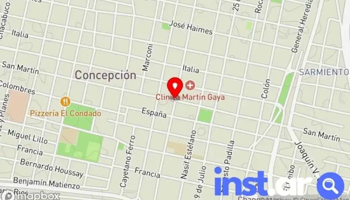 Pichon -  Mapa - Concepción